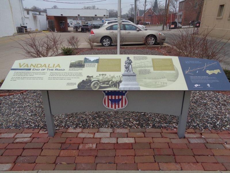 Vandalia Marker. Click for full size. Vandalia Marker image. Click for full size.