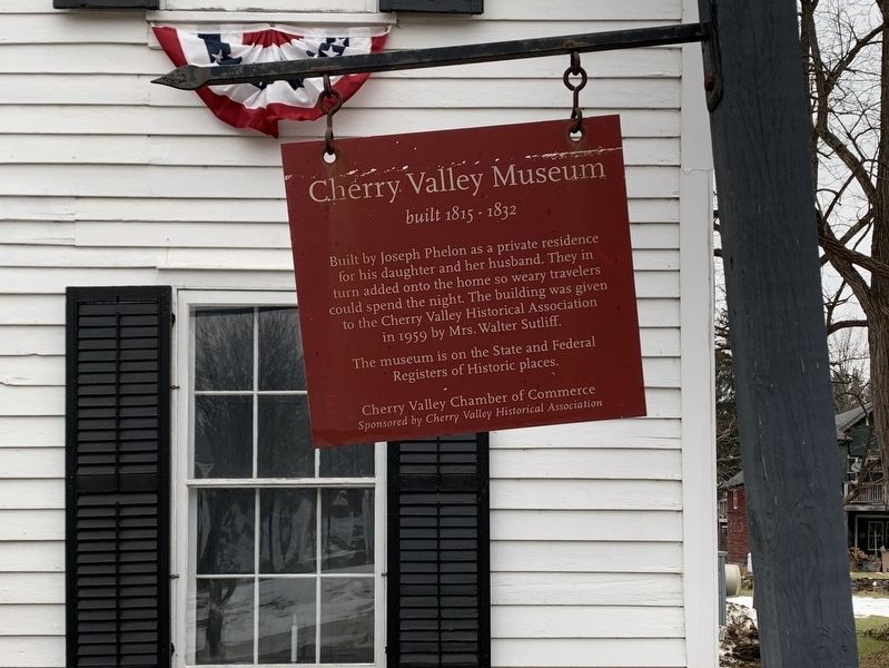 Cherry Valley Museum Marker image. Click for full size.