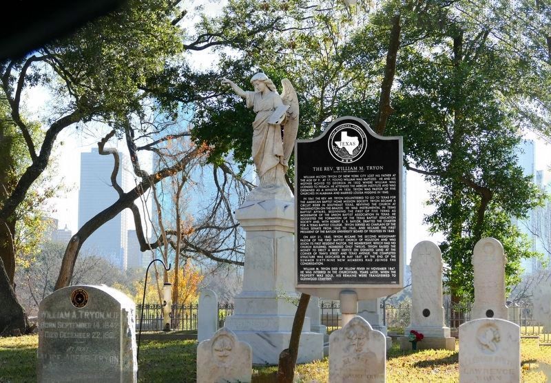 The Rev. William M. Tryon Burial Site image. Click for full size.