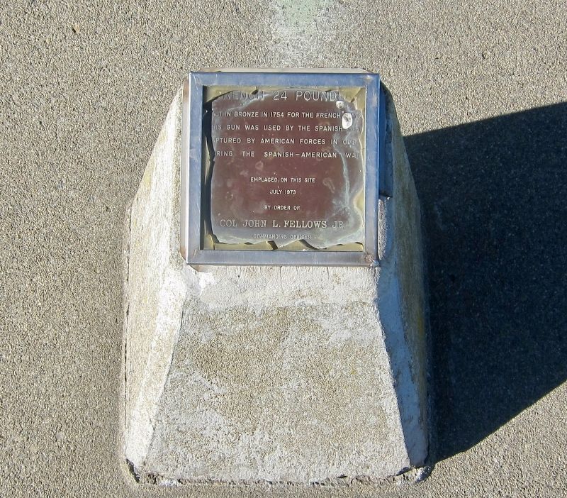 French 24-Pounder Marker. Click for full size. French 24-Pounder Marker image. Click for full size.
