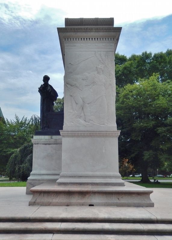 Albany Soldiers and Sailors Memorial (<i>northwest side</i>) image. Click for full size.