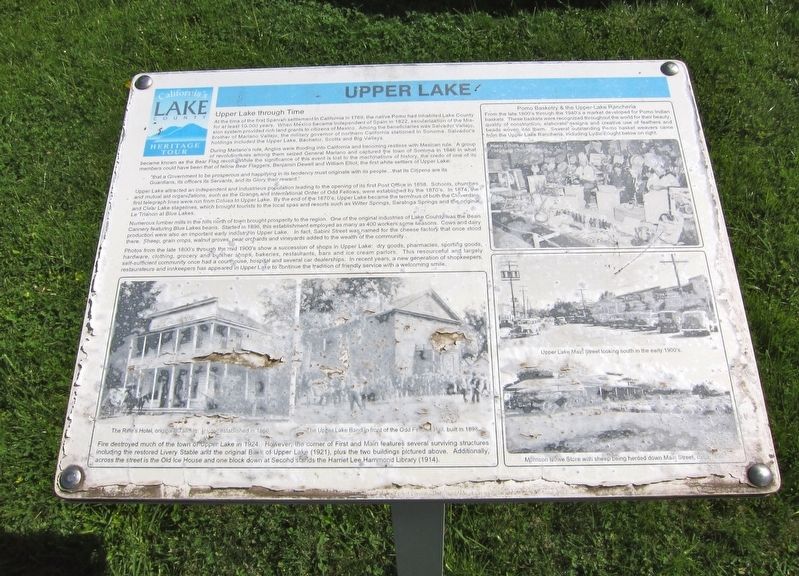 Upper Lake Through Time Marker image. Click for full size.
