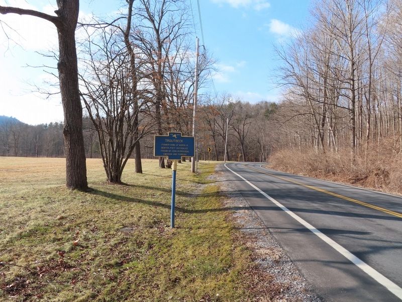 Troutbeck Marker. Click for full size. Troutbeck Marker image. Click for full size.