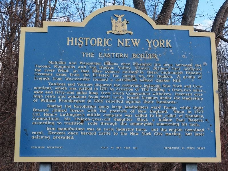 The Eastern Border Marker image. Click for full size.
