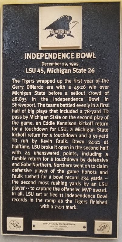 Independence Bowl Marker image. Click for full size.
