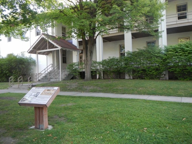 Fort Missoula 1910 Era Barrack Buildings and Marker. Click for full size. Fort Missoula 1910 Era Barrack Buildings and Marker image. Click for full size.