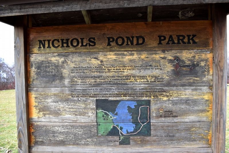 Nichols Pond Park Marker image. Click for full size.