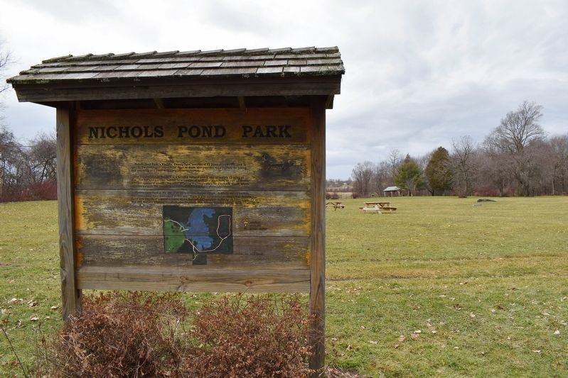 Nichols Pond Park Marker. Click for full size. Nichols Pond Park Marker image. Click for full size.