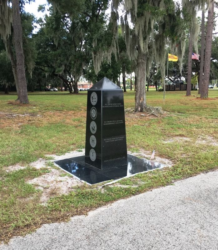 Orlando Veterans Memorial Park Marker image. Click for full size.