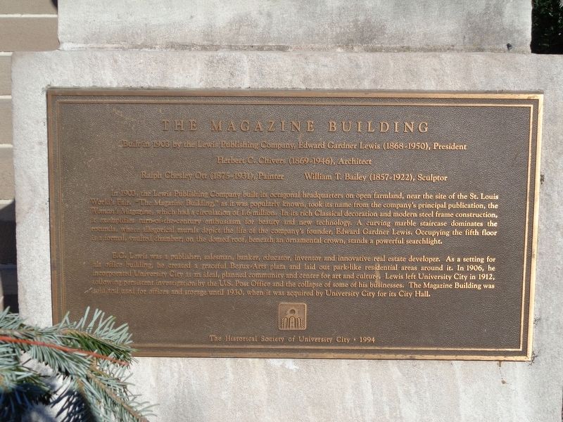 The Magazine Building Marker image. Click for full size.