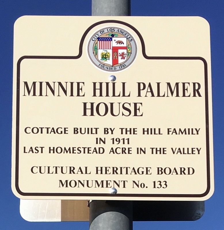 Minnie Hill Palmer House Marker. Click for full size. Minnie Hill Palmer House Marker image. Click for full size.