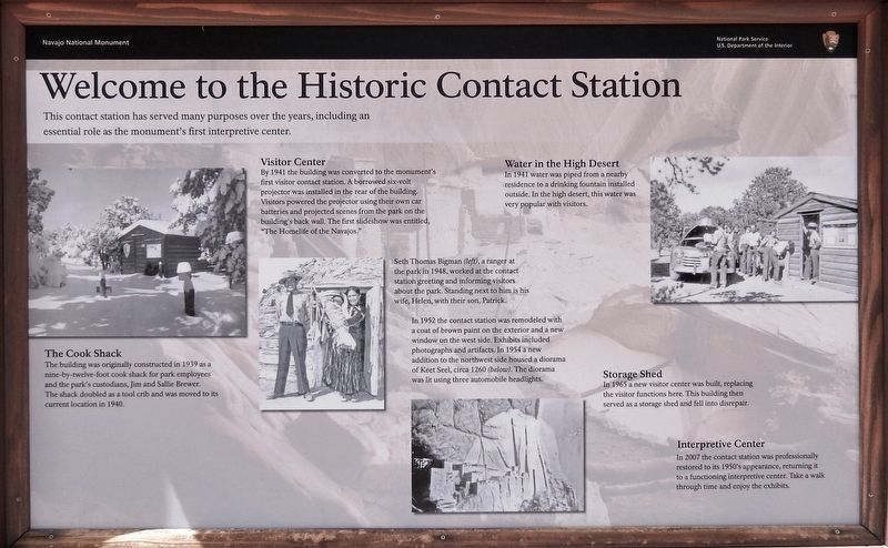 Welcome to the Historic Contact Station Marker image. Click for full size.