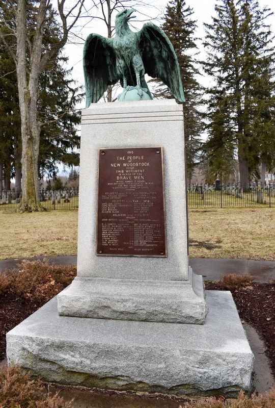 New Woodstock War Memorial. Click for full size. New Woodstock War Memorial image. Click for full size.