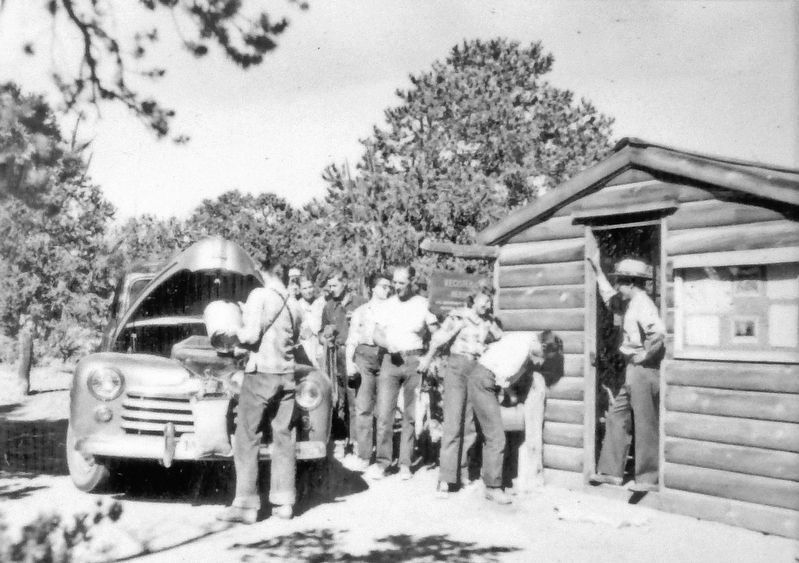 Marker detail: Water was popular with visitors, c.1940s. Click for full size. Marker detail: Water was popular with visitors, c.1940s image. Click for full size.