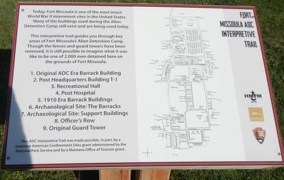 Fort Missoula ADC Interpretive Trail image. Click for full size.