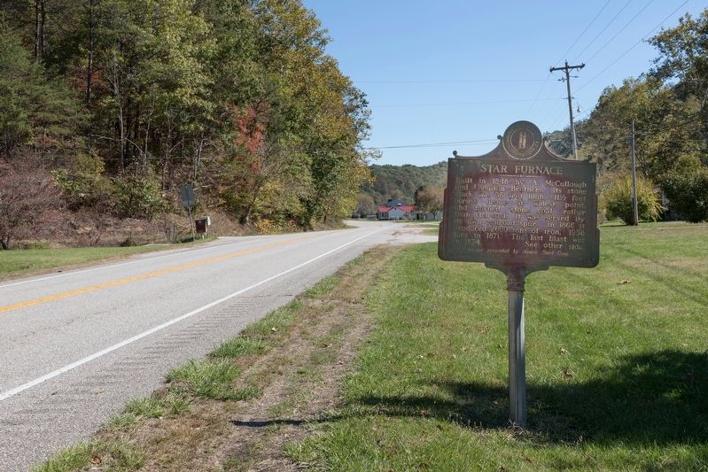 Star Furnace / Iron Made in Kentucky Marker image. Click for full size.