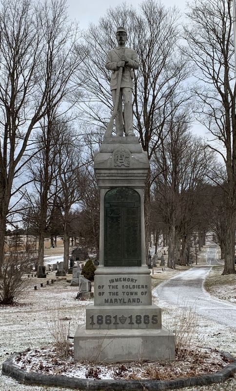 Town of Maryland Civil War Memorial image. Click for full size.
