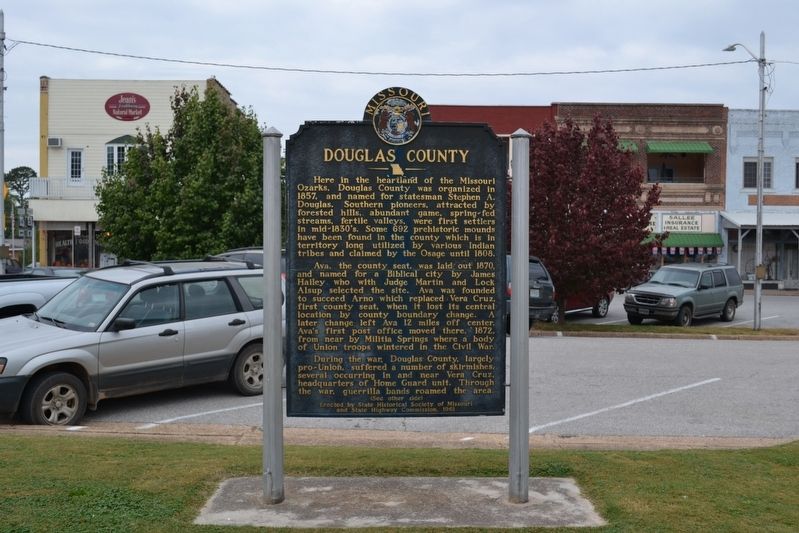 Douglas County Marker front image. Click for full size.
