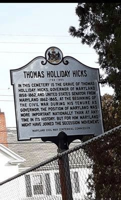 Thomas Holliday Hicks Marker image. Click for full size.
