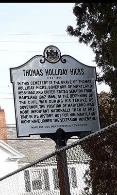 Thomas Holliday Hicks Marker. Click for full size. Thomas Holliday Hicks Marker image. Click for full size.