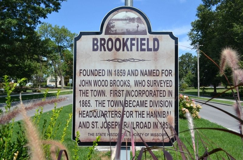 Brookfield Marker. Click for full size. Brookfield Marker image. Click for full size.