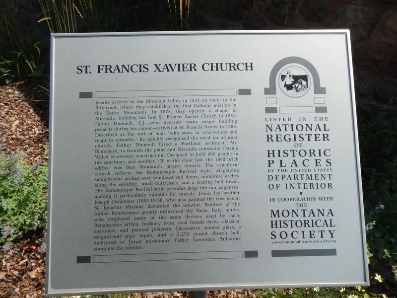 St. Francis Xavier Church Marker image. Click for full size.