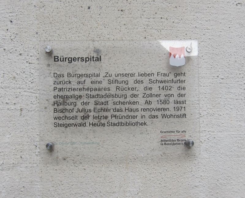 B�rgerspital / Municipal Hospital Marker image. Click for full size.