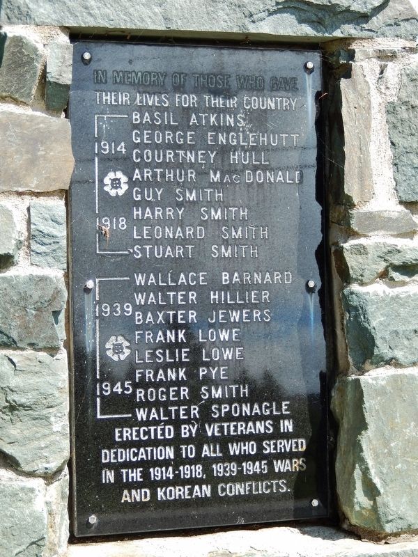 Moser River Veterans Memorial. Click for full size. Moser River Veterans Memorial image. Click for full size.
