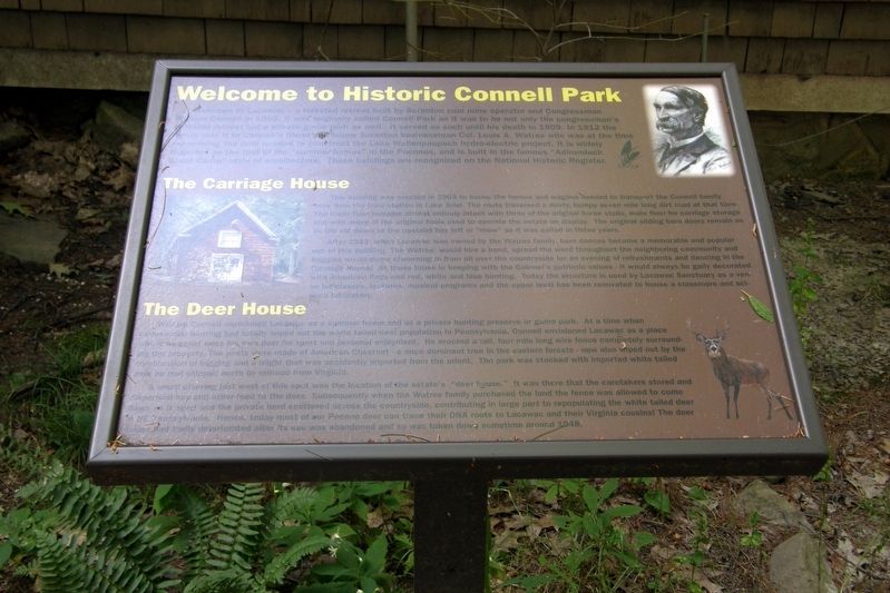 Welcome to Historic Connell Park Marker image. Click for full size.