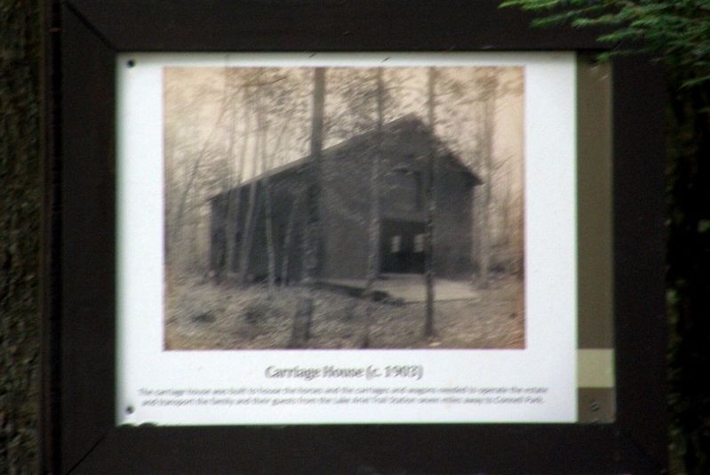 The Carriage House c. 1903 image. Click for full size.