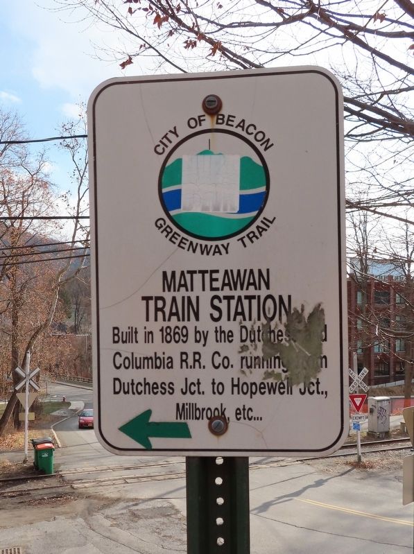 Matteawan Train Station Marker image. Click for full size.