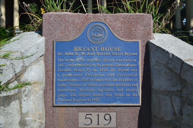 Bryant House Marker image. Click for full size.