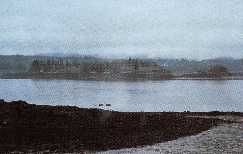 Marker detail: Saint Croix Island • view from United States. Click for full size. Marker detail: Saint Croix Island • view from United States image. Click for full size.