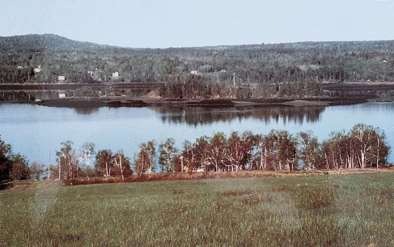 Marker detail: Saint Croix Island • view from Canada. Click for full size. Marker detail: Saint Croix Island • view from Canada image. Click for full size.