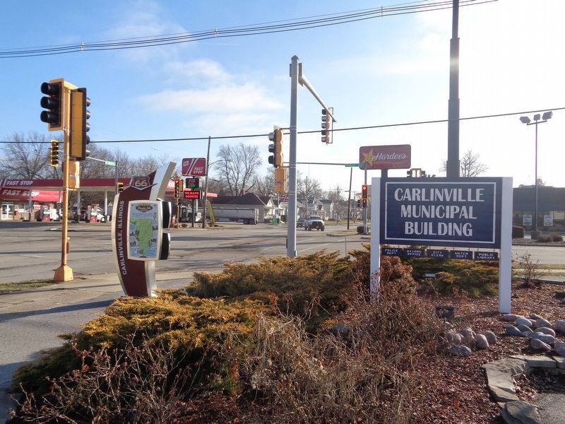 Carlinville, Illinois Marker image. Click for full size.