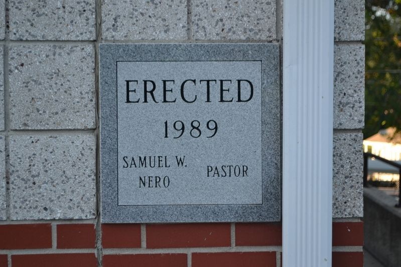 Second Baptist Church Cornerstone image. Click for full size.