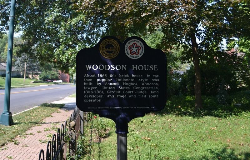 Woodson House Marker. Click for full size. Woodson House Marker image. Click for full size.