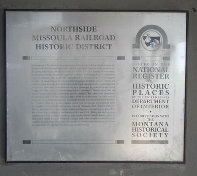 Northside Missouri Railroad Historic District Marker image. Click for full size.