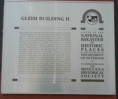 Gleim Building II Marker image. Click for full size.