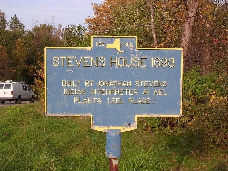 Stevens House 1693 Marker image. Click for full size.