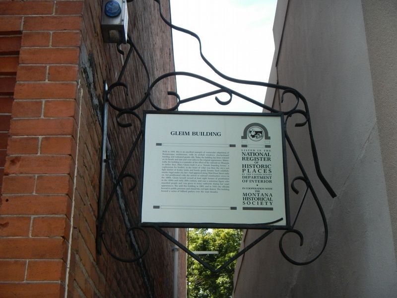 Gleim Building Marker image. Click for full size.