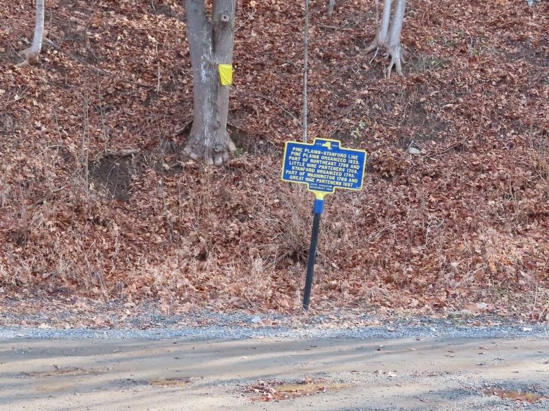 Pine Plains-Stanford Line Marker. Click for full size. Pine Plains-Stanford Line Marker image. Click for full size.