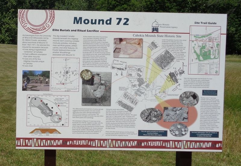 Mound 72 Marker. Click for full size. Mound 72 Marker image. Click for full size.