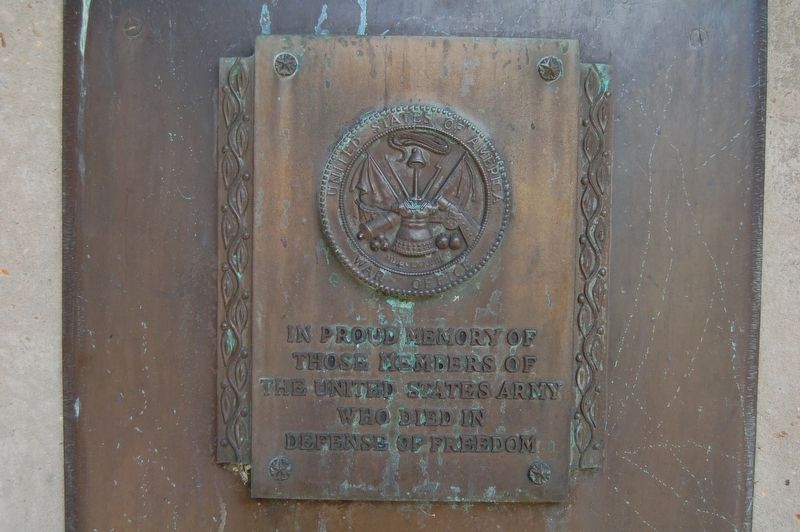 Memorial Oak Grove Marker. Click for full size. Memorial Oak Grove Marker image. Click for full size.