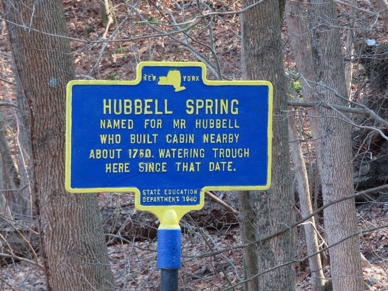 Hubbell Spring Marker image. Click for full size.