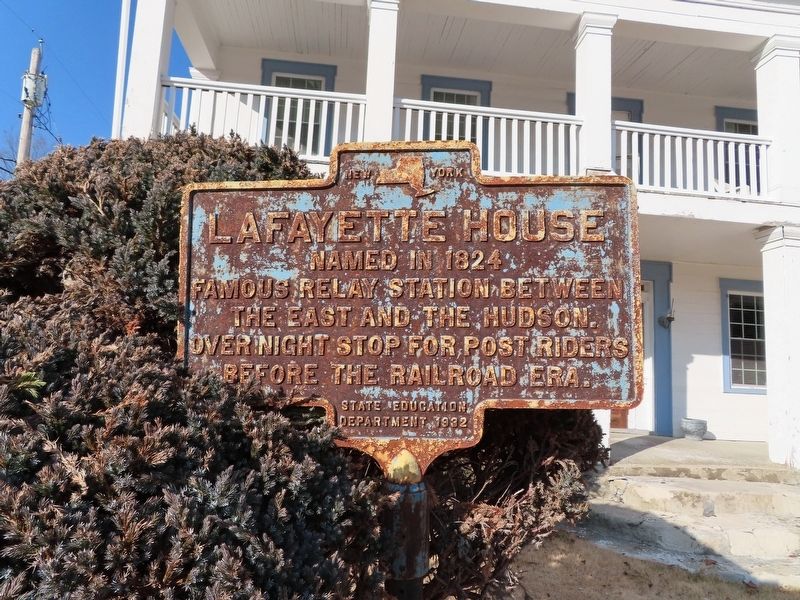 Lafayette House Marker image. Click for full size.