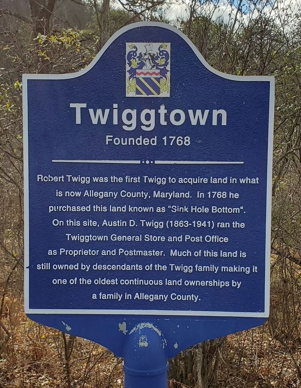 Twiggtown Marker image. Click for full size.