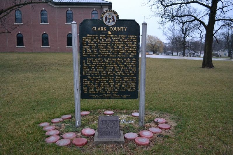 Clark County Marker front image. Click for full size.