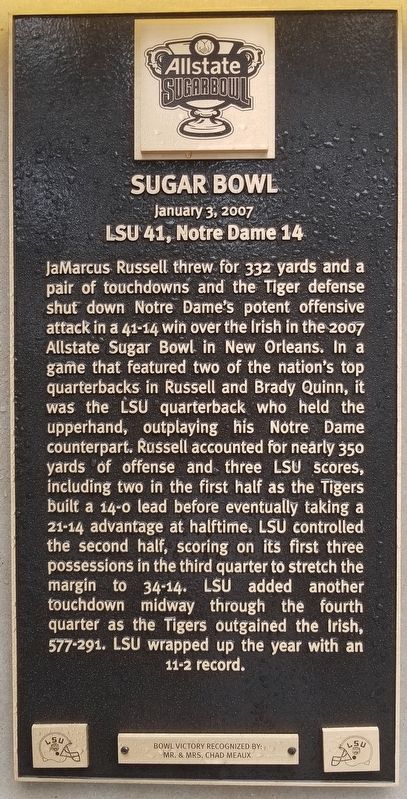 Sugar Bowl Marker image. Click for full size.