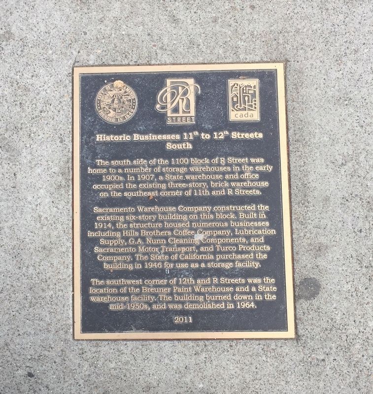 Historic Businesses 11th to 12th Street, South Marker. Click for full size. Historic Businesses 11th to 12th Street, South Marker image. Click for full size.